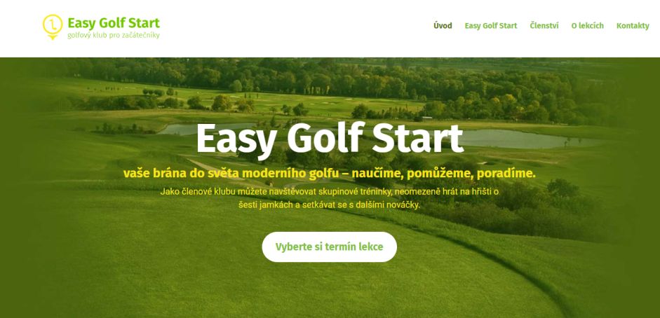 Web Design Portfolio 47 Easy Golf Start thumb