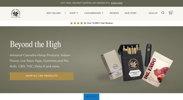Web Design Portfolio 55 My Cure Hemp 1