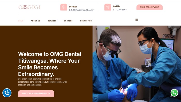 Web Design Portfolio 6 Ontor Web Portfolio OMG Dental